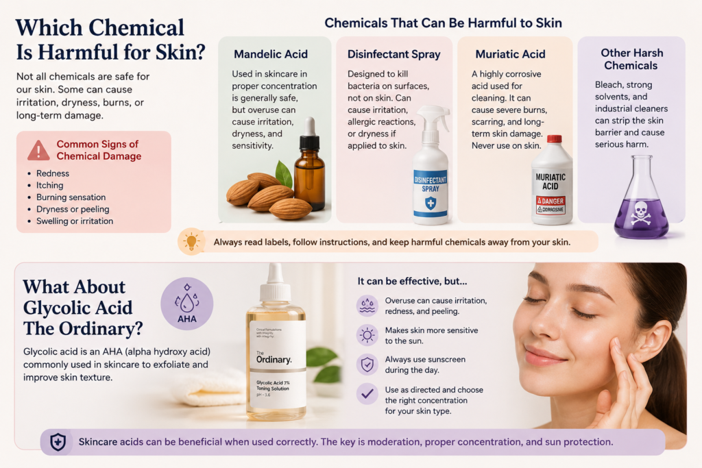 mandelic acid disinfectant spray glycolic acid the ordinary muriatic acid harmful