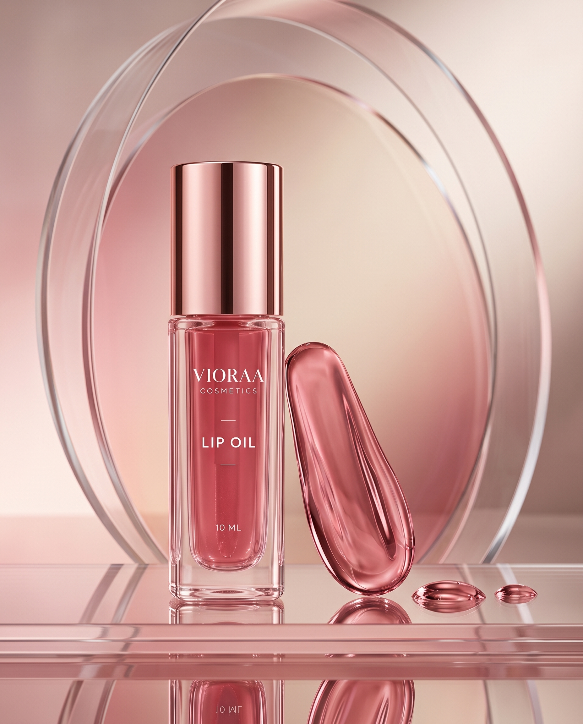 Vioraa Cosmetics – Glass Glow Lip Oil - Image 4